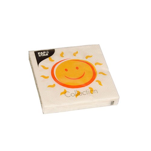 PAPSTAR 20 Servietten, 25 cm x 25 cm 3-lagig 1/4-Falz