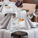 PAPSTAR 50 Servietten "ROYAL Collection" 1/4-Falz 40 x 40 cm braun