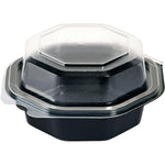 Octaview®   Schwarz / Transparent PS 118x118x60  | Packung (375 Stück)