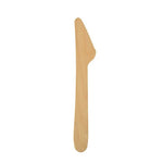 PAPSTAR Holzmesser "pure" 16,5 cm, umweltfreundlich und stabil | Karton (500 Stück)