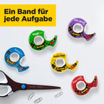 Scotch® Magic™ Unsichtbares Klebeband, 3 Rollen, 19 mm x 25 m + 1 Handabroller GRATIS | Packung (1 Stück)