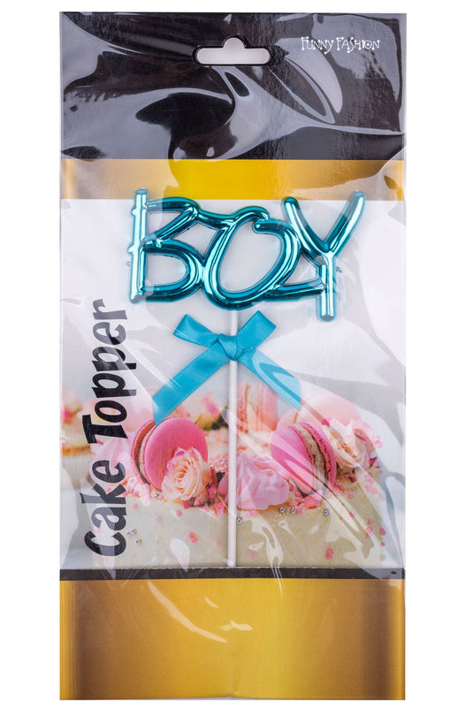 "BOY" Cake Topper Kuchendekoration | Blau