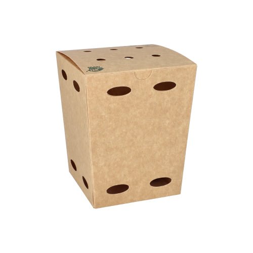 PAPSTAR 50 Pommes-Frites-Boxen, Pappe "pure" braun "100% Fair"