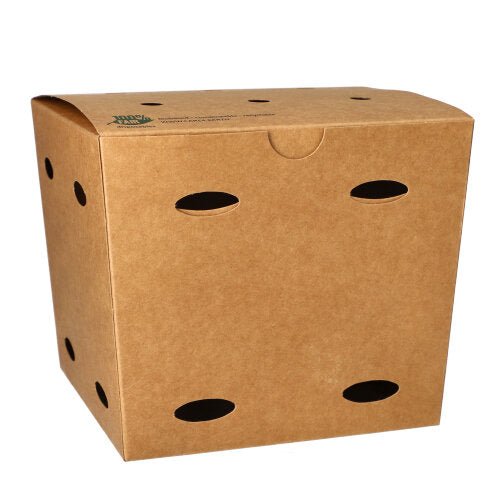 PAPSTAR 50 Pommes-Frites-Boxen, Pappe "pure" braun "100% Fair"