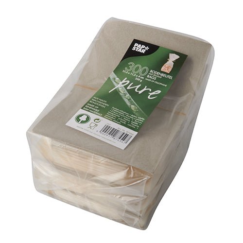 PAPSTAR 300 Bodenbeutel, Zellglas "pure" transparent