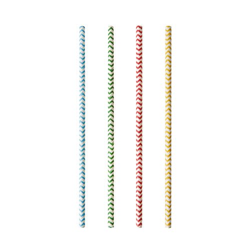 PAPSTAR 100 Trinkhalme, Papier Ø 6 mm