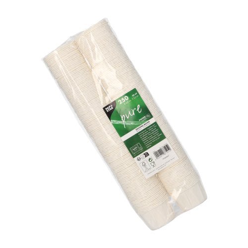 PAPSTAR 250 Dressingbecher, Papier "pure" rund weiss