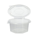 Starpak 50 Verpackungsbecher mit Klappdeckeln, PP transparent 8-eckig