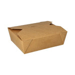 PAPSTAR 50 Lunchboxen, Pappe "pure" braun