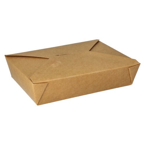 PAPSTAR 50 Lunchboxen, Pappe "pure" braun