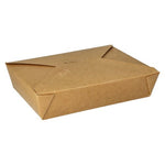 PAPSTAR 50 Lunchboxen, Pappe "pure" braun