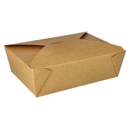 PAPSTAR 50 Lunchboxen, Pappe "pure" braun