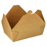 PAPSTAR 50 Lunchboxen, Pappe "pure" braun