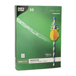 PAPSTAR 50 Trinkhalme, Papier Ø 6 mm · 20 cm