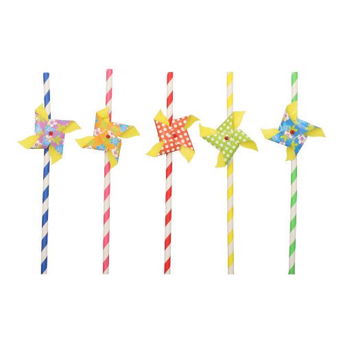 PAPSTAR 50 Trinkhalme, Papier Ø 6 mm · 20 cm