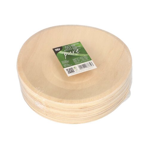PAPSTAR 50 Fingerfood - Teller, Holz "pure"