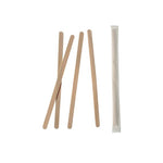 PAPSTAR 1000 Rührstäbchen, Holz "pure", einzeln gehüllt