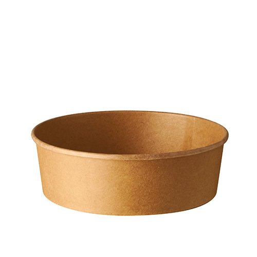 PAPSTAR 50 Salatschalen, Pappe mit PLA-Beschichtung rund braun