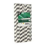 PAPSTAR 100 Trinkhalme, Papier Ø 6 mm