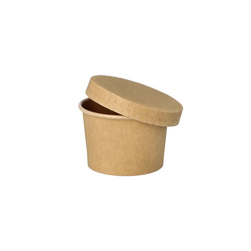 PAPSTAR 50 Portionsbecher, Pappe braun