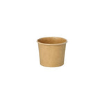 PAPSTAR 50 Portionsbecher, Pappe braun