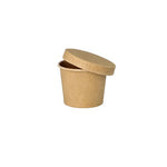 PAPSTAR 50 Portionsbecher, Pappe braun