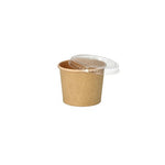 PAPSTAR 50 Portionsbecher, Pappe braun