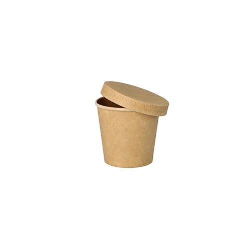 PAPSTAR 50 Portionsbecher, Pappe braun
