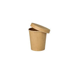 PAPSTAR 50 Portionsbecher, Pappe braun