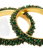 Set of 2 Embellished Gold-Plated Bangles