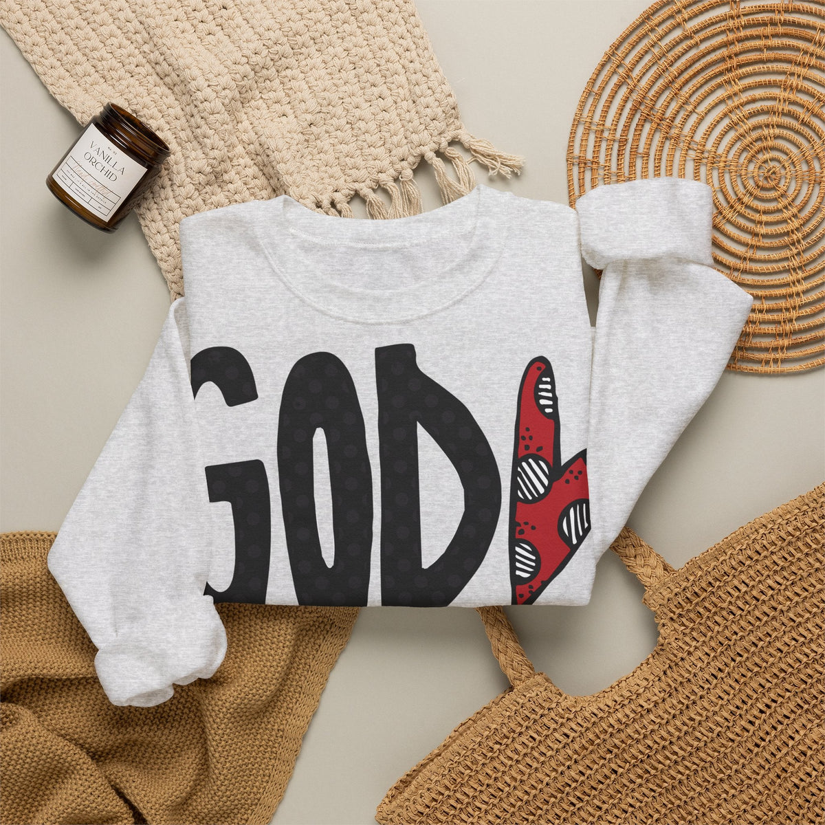 Gott liebt Seine Kinder Sweatshirt – Faith-Crewneck für Kinder und Familie