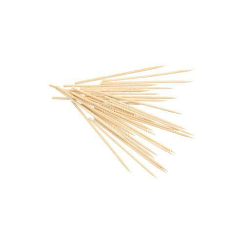 PAPSTAR Fingerfood-Spieße aus Bambus "pure", 10 cm, Ø 2,5 mm | Schrumpffolie (1000 Stück) Namma Markt