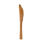 PAPSTAR Bambusmesser "pure" 16 cm, umweltfreundlich und stabil | Beutel (10 Stück)