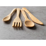 PAPSTAR Bambusmesser "pure" 16 cm, umweltfreundlich und stabil | Beutel (10 Stück)