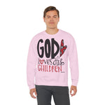 Gott liebt Seine Kinder Sweatshirt – Faith-Crewneck für Kinder und Familie