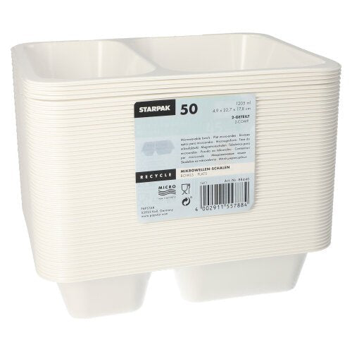 Starpak 50 Mikrowellenschalen, PP