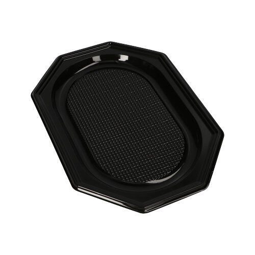 Starpak 10 Servierplatten, PET schwarz