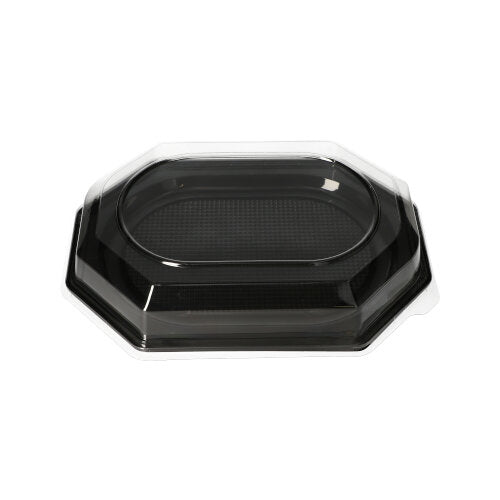 Starpak 10 Servierplatten, PET schwarz