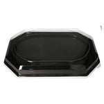 Starpak 10 Servierplatten, PET schwarz