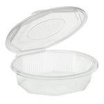 Starpak 25 Menüboxen mit Klappdeckeln, PP transparent 8-eckig - 5,9 cm x 21,5 cm x 21,5 cm