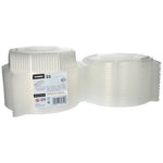 Starpak 25 Menüboxen mit Klappdeckeln, PP transparent 8-eckig - 5,9 cm x 21,5 cm x 21,5 cm