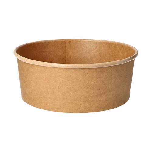 PAPSTAR 50 Salatschalen, Pappe mit PLA-Beschichtung rund braun