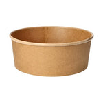 PAPSTAR 50 Salatschalen, Pappe mit PLA-Beschichtung rund braun