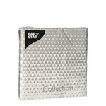 PAPSTAR 20 Servietten, 25 cm x 25 cm 3-lagig 1/4-Falz