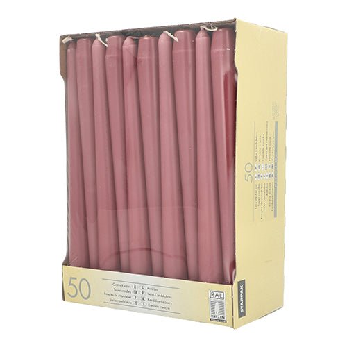 Starpak 50 Leuchterkerzen Ø 2,2 cm · 25 cm