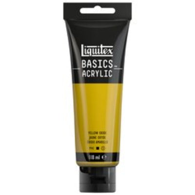 LIQUITEX Basics ACRYL - 416 Oxidgelb (118ml)