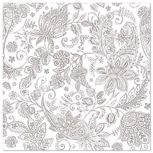 PAPSTAR 50 Servietten "ROYAL Collection" 1/4-Falz 40 x 40 cm grau
