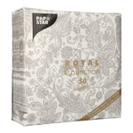 PAPSTAR 50 Servietten "ROYAL Collection" 1/4-Falz 40 x 40 cm grau