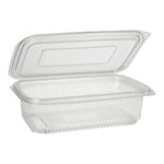 Starpak 50 Verpackungsbecher mit Klappdeckeln, PP transparent rechteckig