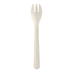PAPSTAR Gabeln "pure" 18,2 cm, weiß, umweltfreundlich und stabil | Faltschachtel (50 Stück)
